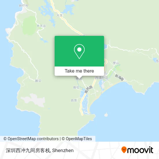 深圳西冲九间房客栈 map