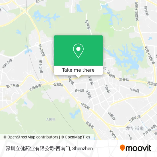 深圳立健药业有限公司-西南门 map