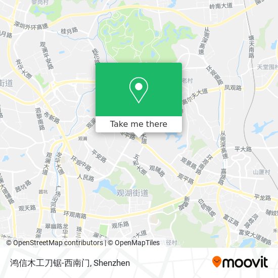 鸿信木工刀锯-西南门 map