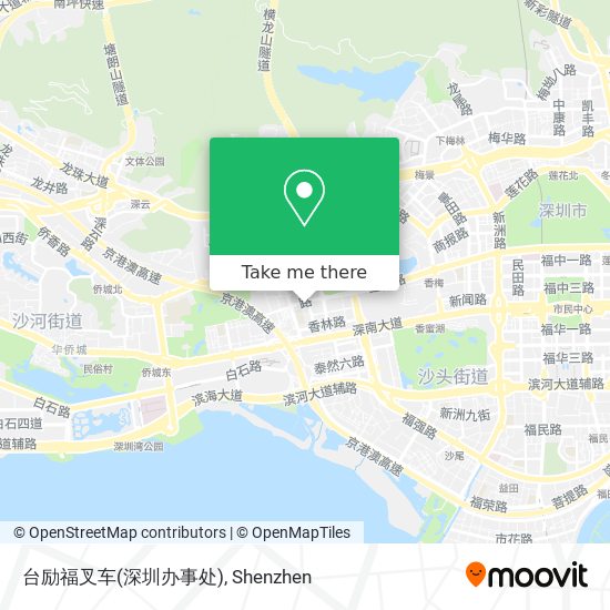 台励福叉车(深圳办事处) map