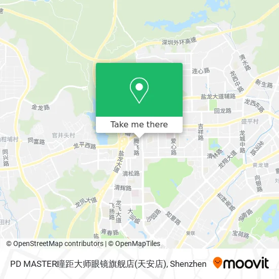PD MASTER瞳距大师眼镜旗舰店(天安店) map