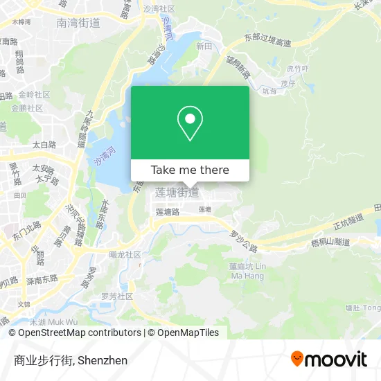 商业步行街 map