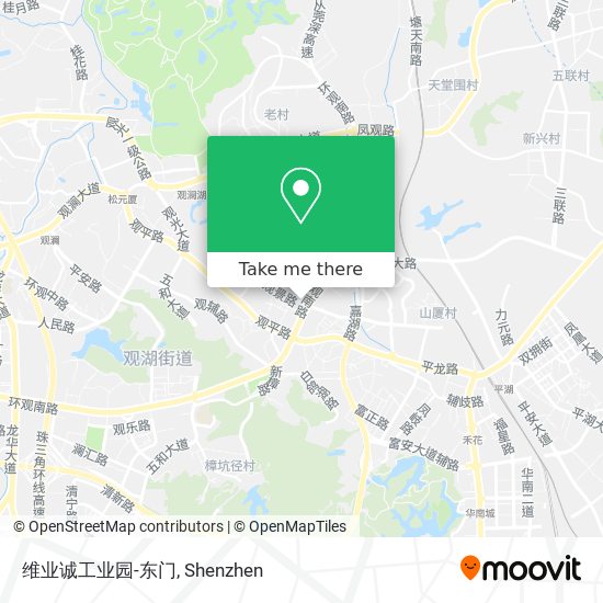 维业诚工业园-东门 map