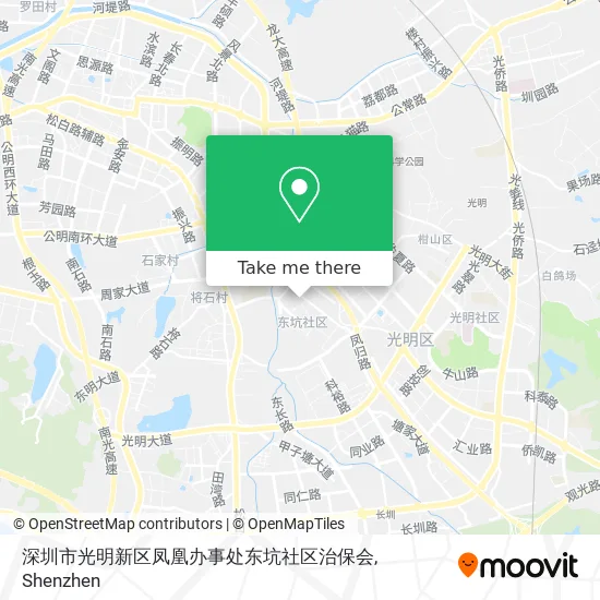 深圳市光明新区凤凰办事处东坑社区治保会 map