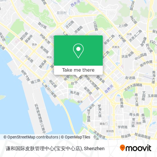 谦和国际皮肤管理中心(宝安中心店) map