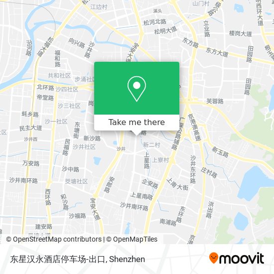 东星汉永酒店停车场-出口 map