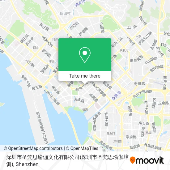 深圳市圣梵思瑜伽文化有限公司(深圳市圣梵思瑜伽培训) map