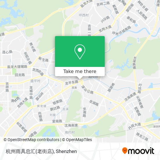 杭州雨具总汇(老街店) map