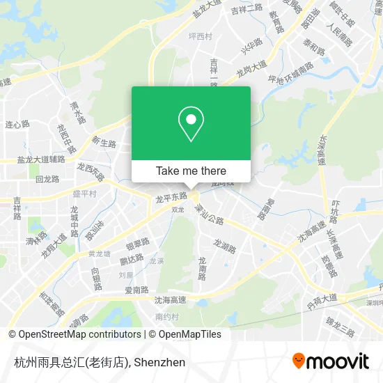杭州雨具总汇(老街店) map