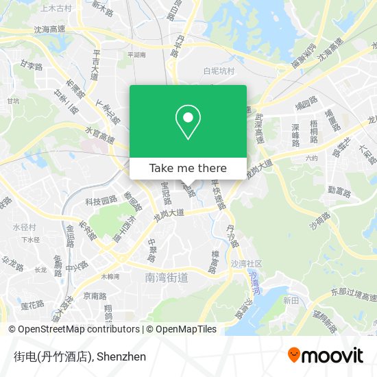 街电(丹竹酒店) map