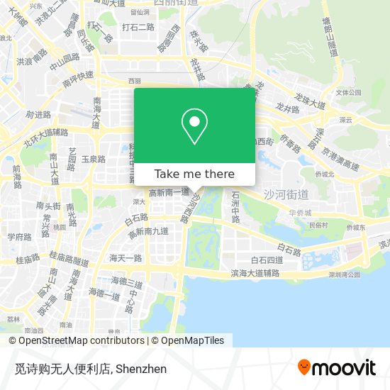 觅诗购无人便利店 map