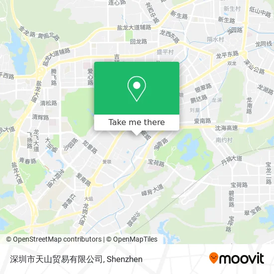 深圳市天山贸易有限公司 map