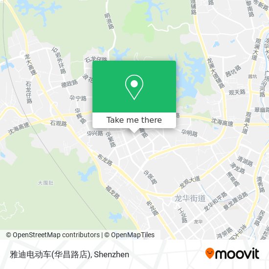 雅迪电动车(华昌路店) map