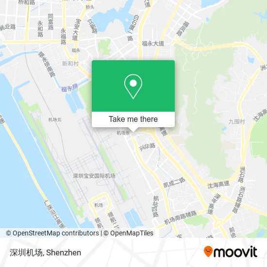 深圳机场 map