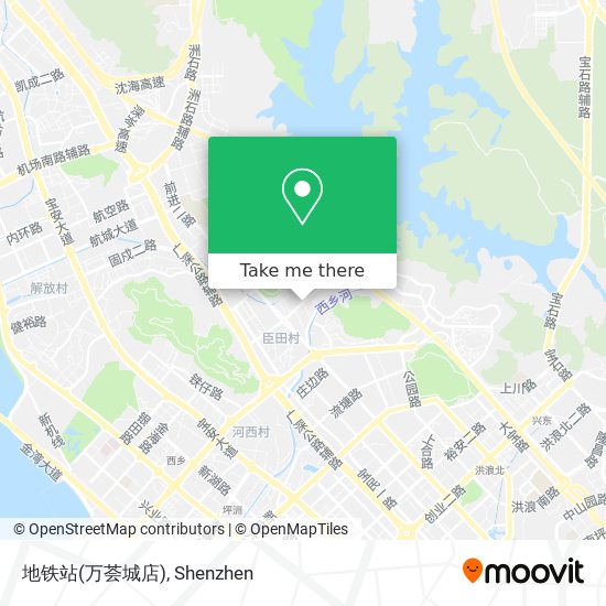 地铁站(万荟城店) map