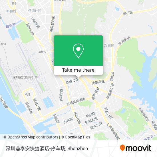 深圳鼎泰安快捷酒店-停车场 map