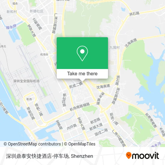 深圳鼎泰安快捷酒店-停车场 map