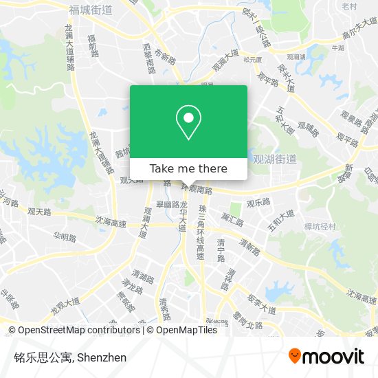 铭乐思公寓 map