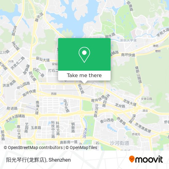 阳光琴行(龙辉店) map
