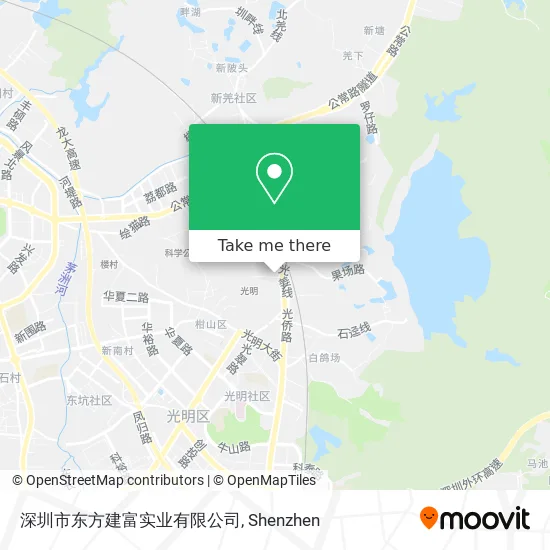 深圳市东方建富实业有限公司 map