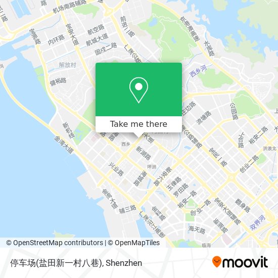 停车场(盐田新一村八巷) map