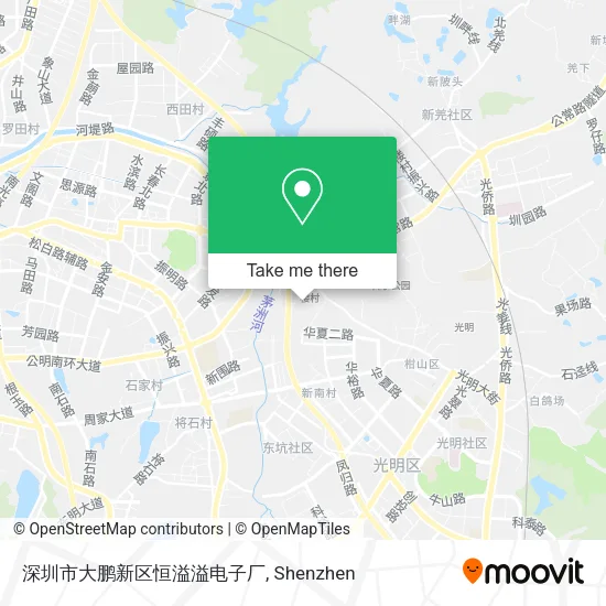 深圳市大鹏新区恒溢溢电子厂 map