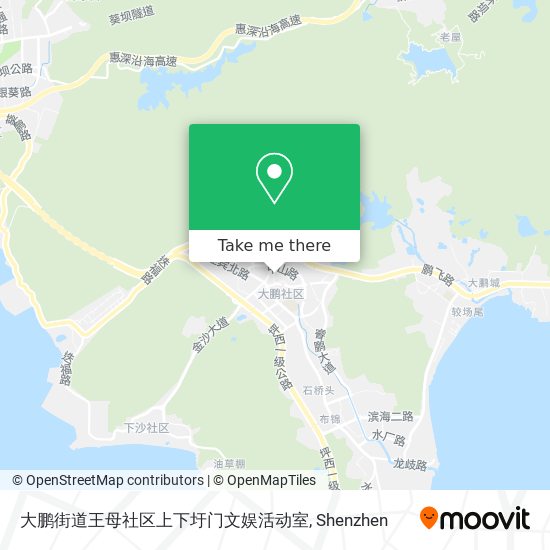 大鹏街道王母社区上下圩门文娱活动室 map
