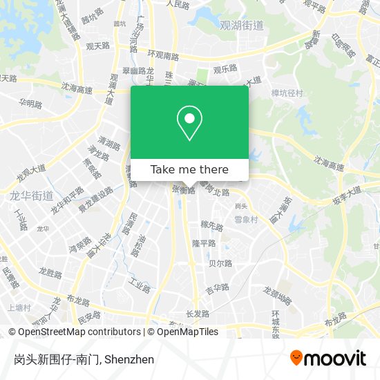 岗头新围仔-南门 map