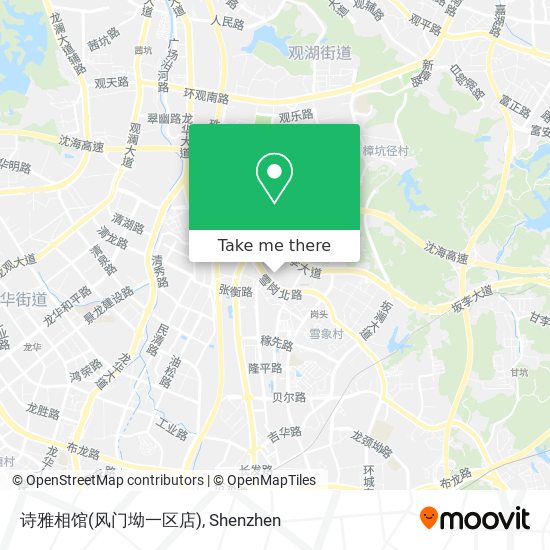 诗雅相馆(风门坳一区店) map