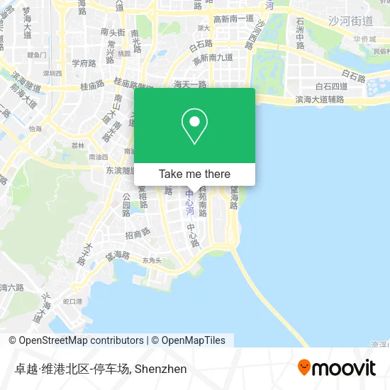 卓越·维港北区-停车场 map
