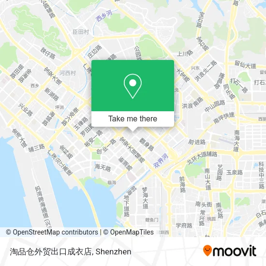 淘品仓外贸出口成衣店 map