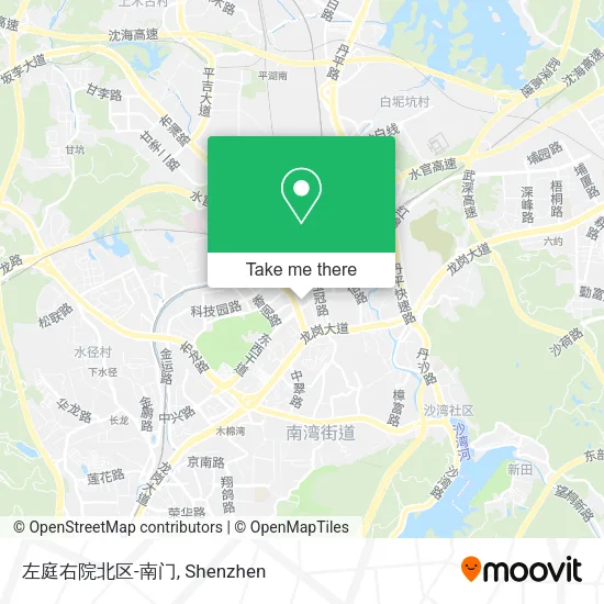 左庭右院北区-南门 map