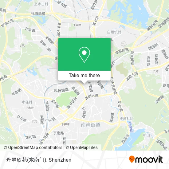 丹翠欣苑(东南门) map