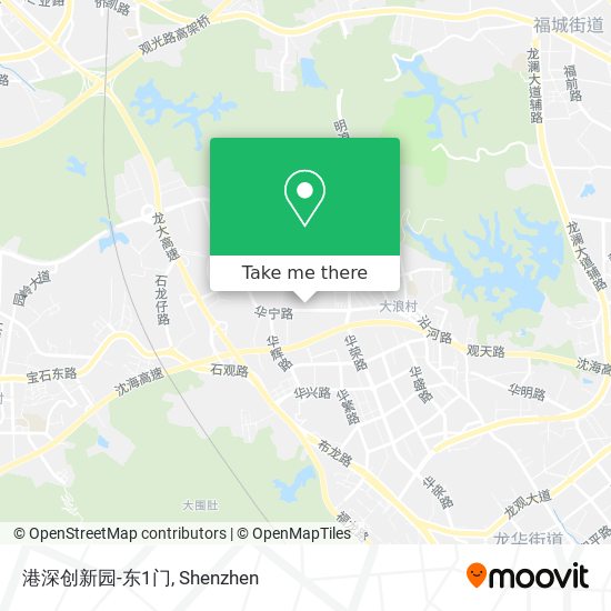 港深创新园-东1门 map