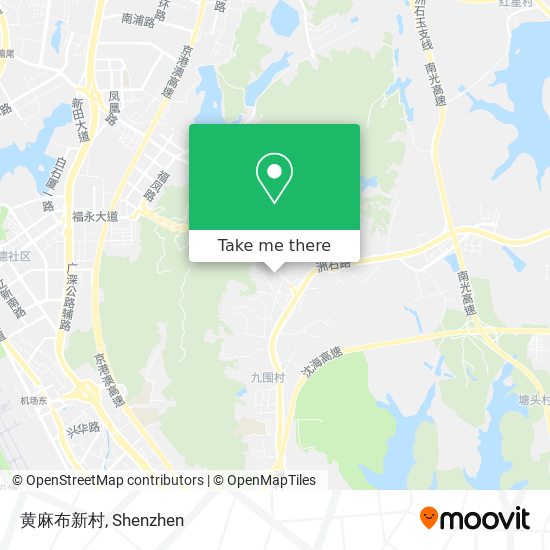 黄麻布新村 map