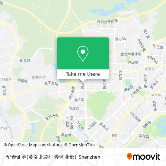 华泰证券(黄阁北路证券营业部) map
