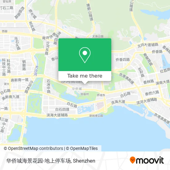 华侨城海景花园-地上停车场 map