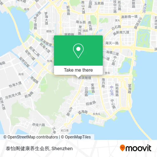 泰怡阁健康养生会所 map