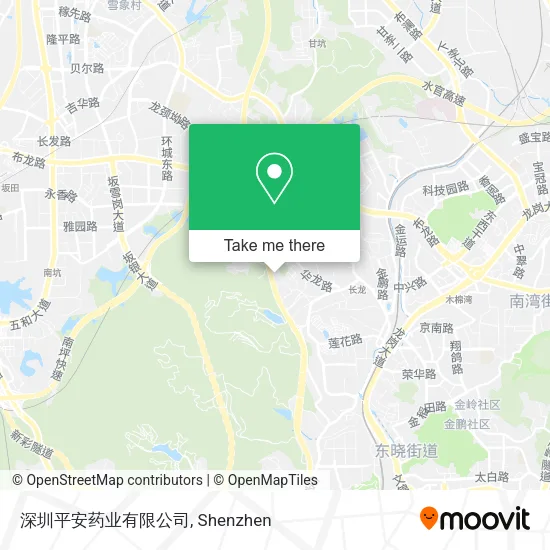 深圳平安药业有限公司 map
