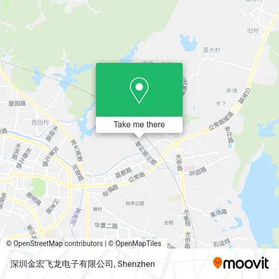 深圳金宏飞龙电子有限公司 map