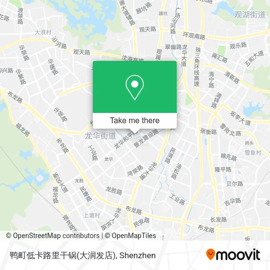 鸭町低卡路里干锅(大润发店) map