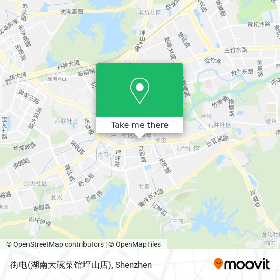 街电(湖南大碗菜馆坪山店) map