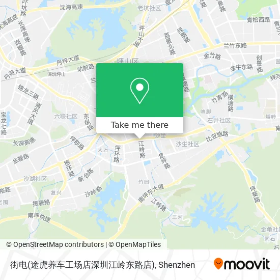 街电(途虎养车工场店深圳江岭东路店) map
