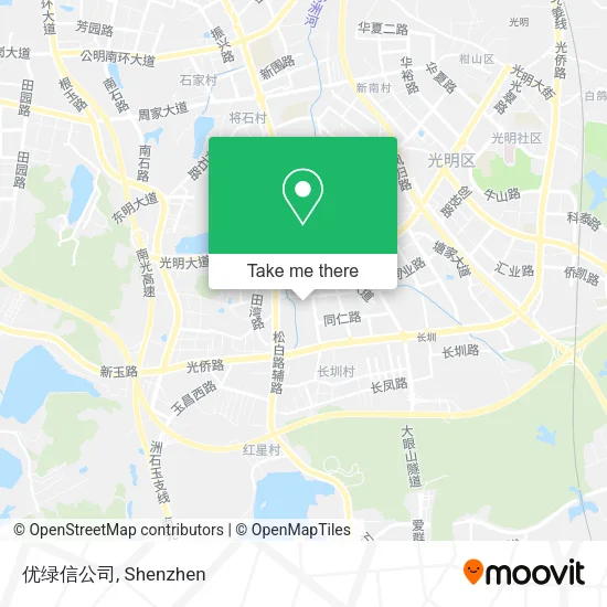 优绿信公司 map