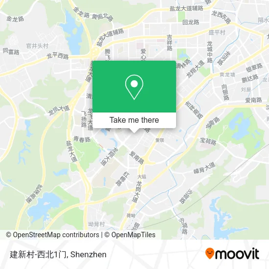建新村-西北1门 map