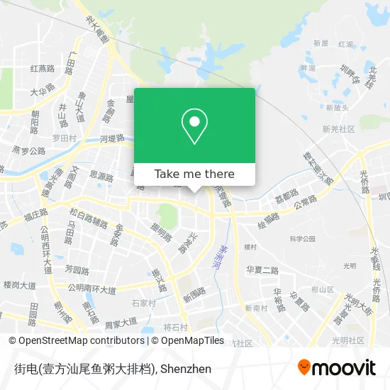 街电(壹方汕尾鱼粥大排档) map