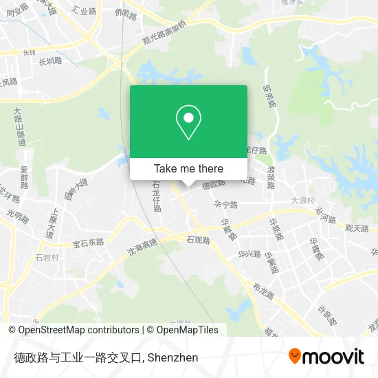 德政路与工业一路交叉口 map