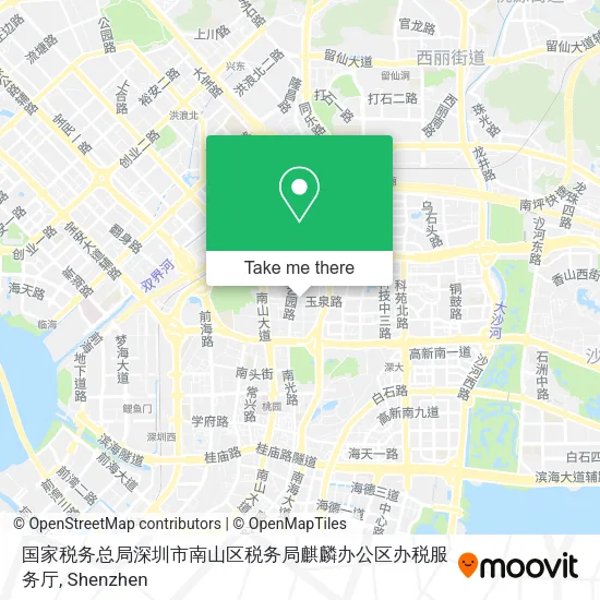 国家税务总局深圳市南山区税务局麒麟办公区办税服务厅 map