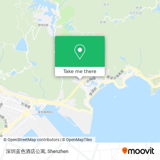 深圳蓝色酒店公寓 map