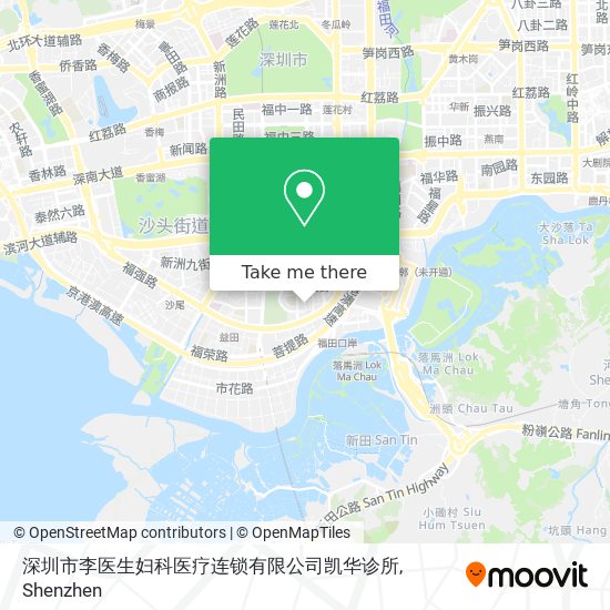 深圳市李医生妇科医疗连锁有限公司凯华诊所 map